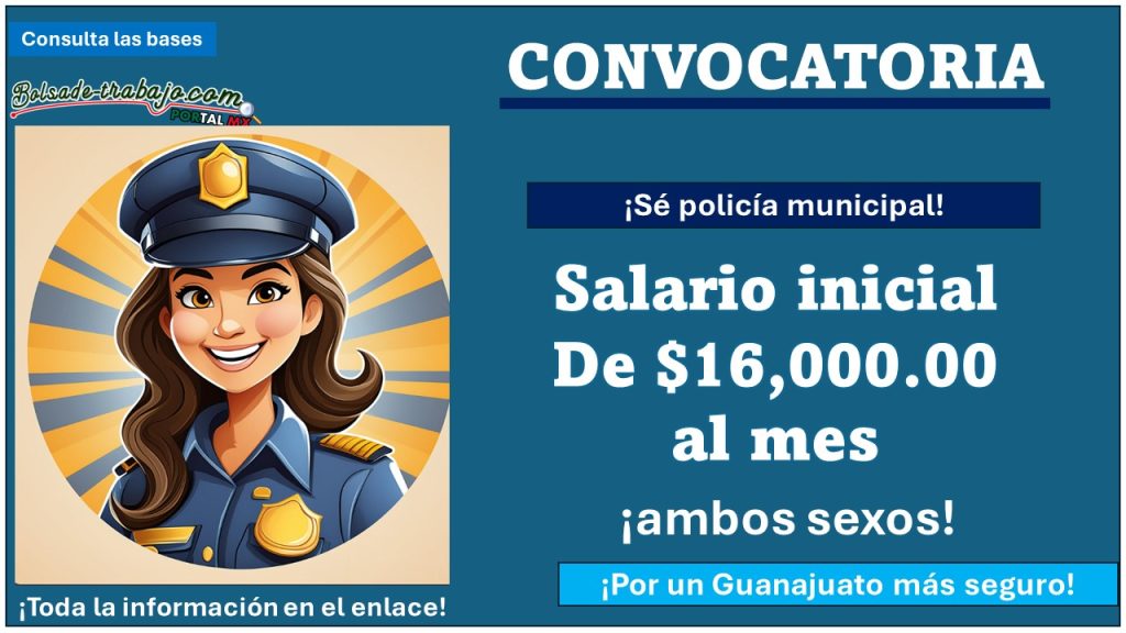 Con salario de 16 000 00 Cortázar lanza convocatoria para Policía