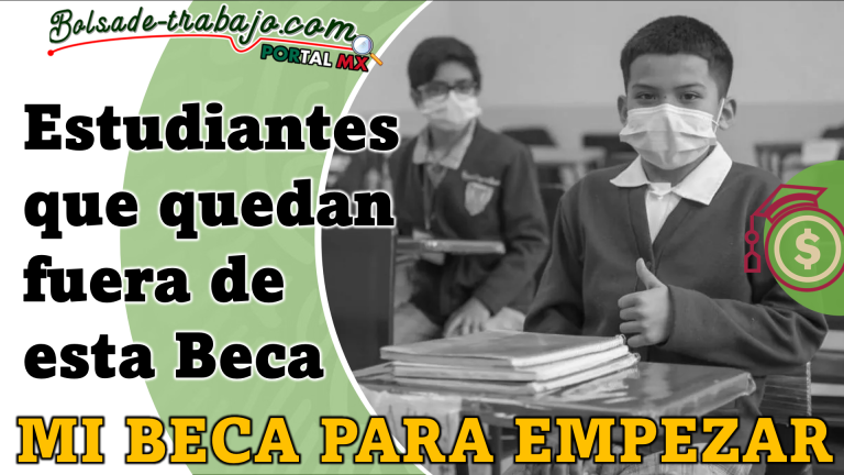 Mi Beca Para Empezar Alumnos Que Ya No Recibir N El Beneficio