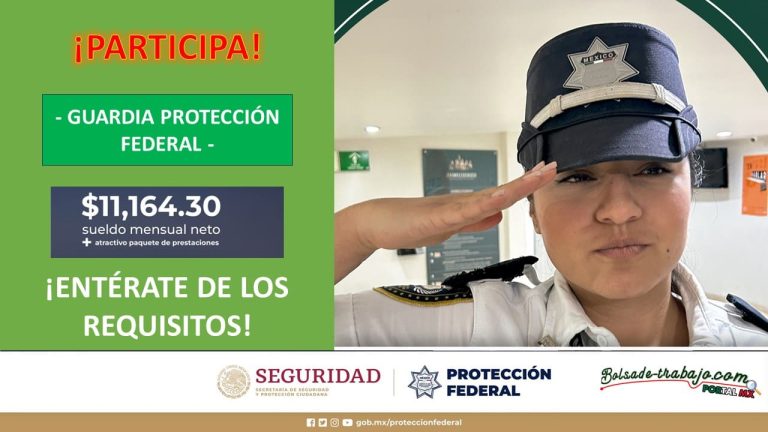 Convocatoria Guardia Protección Federal en Tapachula Chiapas 2024 2025