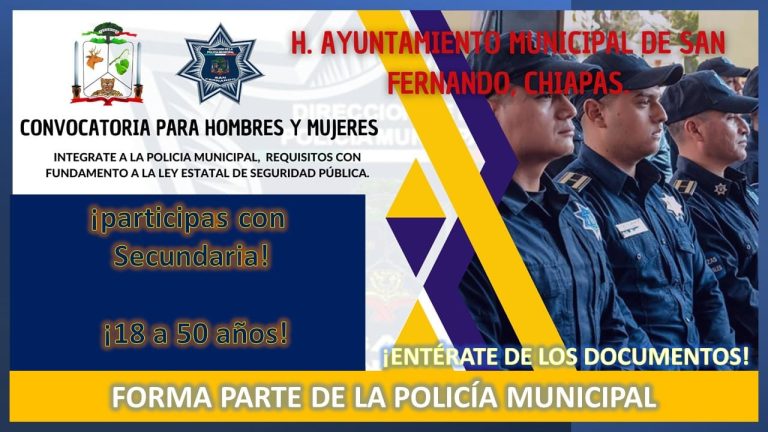 Conoce la convocatoria de reclutamiento para ingresar a la Policía