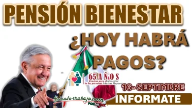 PENSIÓN BIENESTAR| ¿HOY 16 DE SEPTIEMBRE HABRÁ PAGOS?