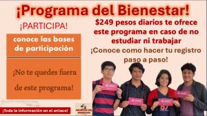 $249 pesos diarios te ofrece este programa en caso de no estudiar ni trabajar ¡Conoce como hacer tu registro paso a paso!