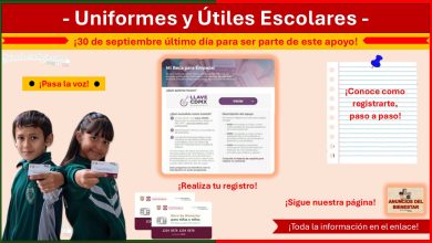 30 de septiembre último día para ser parte del apoyo Uniformes y Útiles Escolares ¡Conoce como registrarte, paso a paso!