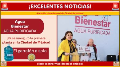 Agua Bienestar: Ya se inauguró la primera planta en CDMX con precios de $5 el garrafón ¡Esto se sabe!