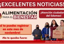 Alimentación para el Bienestar - ¡Asi te puedes registrar en este mes de noviembre! 