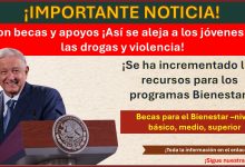 Andrés Manuel López Obrador con becas y apoyos ¡Así se aleja a los jóvenes de las drogas y violencia!