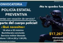 Aplica y gana hasta $17,267.00 mensuales con la convocatoria Policía Estatal Preventiva Sinaloa ¡Esto necesitas!