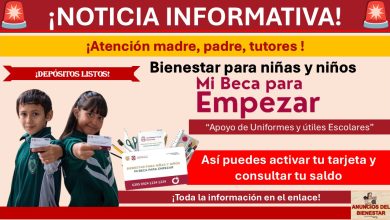 Apoyo de Útiles y Uniformes Escolares de Mi Beca para Empezar: Así puedes activar tu tarjeta y consultar tu saldo
