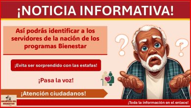 Así podrás identificar a los servidores de la nación de los programas Bienestar ¡Evita ser sorprendido con las estafas!