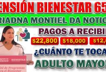 💸 Ariadna Montiel Anuncia Pagos de hasta $22,800 en la Pensión Bienestar ¿Cuánto té Toca Recibir?