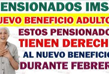 📢 Nuevo Beneficio Pensión IMSS 2024  ¡Durante Febrero! Pensionados Tienen Derecho a Este Pago Por Ley 2024