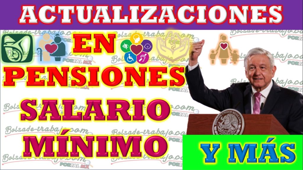 Actualizaciones en pensiones y salario mínimo para 2024