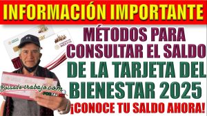 ¿Cómo conocer el saldo de la Tarjeta del Bienestar?