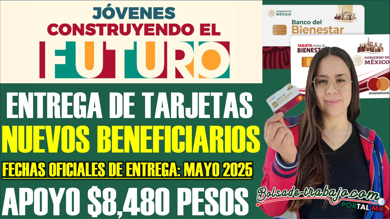 Jóvenes Construyendo el futuro. ¿Cuándo entregarán las tarjetas para nuevos beneficiarios? 1 BOL 2 376