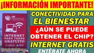 ¿Aún puedo registrarme al programa que brinda un chip para internet gratis?