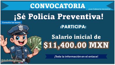 Baja California Sur emite su convocatoria de reclutamiento para ser parte de su policía preventiva en Los Cabos con goce de sueldo de $11,400.00 MXN, conoce los 5 requisitos solicitados y la forma de aplicar