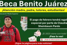 Beca Benito Juárez: El pago de febrero tendrá regalo especial por parte de Claudia Sheinbaum Pardo