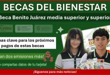 Beca Benito Juárez: Fechas clave para los próximos pagos de nivel medio superior y superior
