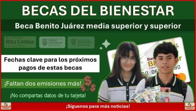 Beca Benito Juárez: Fechas clave para los próximos pagos de nivel medio superior y superior
