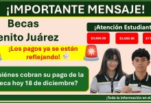 Beca Benito Juárez ¿Quiénes cobran su pago de la beca hoy 18 de diciembre?