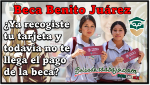 Beca Benito Juarez: ¿Ya recogiste tu tarjeta y todavía no te llega el pago de la beca?