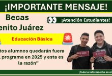 Beca Benito Juárez de Educación Básica - ¡Estos alumnos quedarán fuera del programa en 2025, esta es la razón!