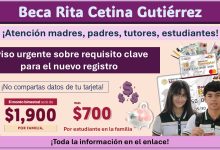 Beca Benito Juárez y Rita Cetina 2025: Aviso urgente sobre requisito clave para el nuevo registro