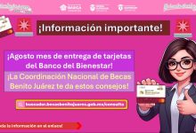 Beca Benito Juárez – Agosto mes de entrega de tarjetas del Banco del Bienestar ¡Sigue estos consejos el día de tu cita!