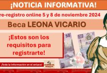 Beca Leona Vicario 2025:  Pre-registro online 5 y 8 de noviembre ¡Estos son los requisitos para registrarte!