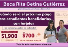 Beca Rita Cetina 2025: ¿Cuándo será el próximo pago para estudiantes beneficiarios con tarjeta?