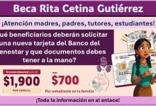 Beca Rita Cetina 2025: ¿Qué beneficiarios deberán solicitar una nueva tarjeta del Banco del Bienestar y que documentos debes tener a la mano?