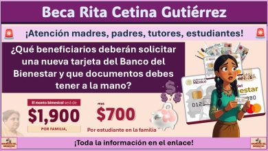 Beca Rita Cetina 2025: ¿Qué beneficiarios deberán solicitar una nueva tarjeta del Banco del Bienestar y que documentos debes tener a la mano?
