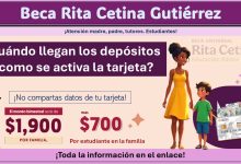 Beca Rita Cetina: ¿Cuándo llegan los depósitos y como se activa la tarjeta?