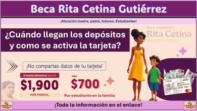 Beca Rita Cetina: ¿Cuándo llegan los depósitos y como se activa la tarjeta?