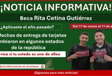 Beca Rita Cetina: En estos estados la entrega de tarjetas comenzará a partir del 17 de febrero ¡Revisa si tú vives en uno de ellos!