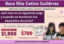 Beca Rita Cetina: ¿En qué mes es el siguiente pago y cuándo se terminan los depósitos de junio?