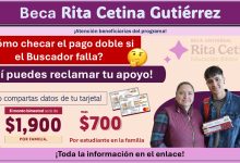 Beca Rita Cetina Gutiérrez: ¿Cómo checar el pago doble si el Buscador falla? ¡Así puedes reclamar tu apoyo!