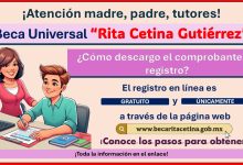 Beca “Rita Cetina Gutiérrez” ¿Cómo descargo el comprobante de registro? ¡Sigue estos pasos para obtenerlo!