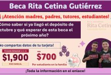 Beca Rita Cetina Gutiérrez: ¿Cómo saber si ya llegó el depósito de octubre y qué esperar de esta beca el próximo año?