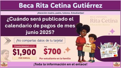 Beca Rita Cetina Gutiérrez: ¿Cuándo será publicado el calendario de pagos de mes junio 2025?