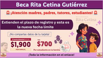 Beca Rita Cetina Gutiérrez: Extienden el plazo de registro y esta es la nueva fecha límite para registrar a tu hijo o hija