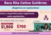 Beca Rita Cetina Gutiérrez: Fechas y requisitos para registrarte este septiembre