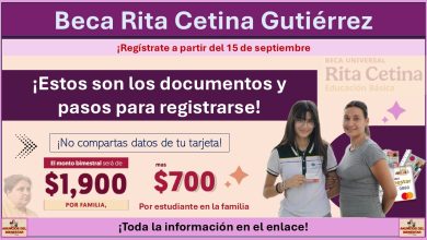 Beca Rita Cetina Gutiérrez: Regístrate a partir del 15 de septiembre ¡Estos son los documentos y pasos para registrarse!