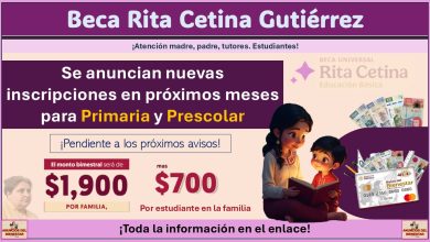Beca Rita Cetina Gutiérrez: Se anuncian nuevas inscripciones en próximos meses para Primaria y Prescolar
