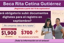Beca Rita Cetina Gutiérrez: ¿Será obligatorio subir documentos digitales para el registro en septiembre?