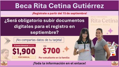Beca Rita Cetina Gutiérrez: ¿Será obligatorio subir documentos digitales para el registro en septiembre?