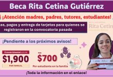 Beca Rita Cetina Gutiérrez: fechas, pagos y entrega de tarjetas para quienes se registraron en la convocatoria pasada