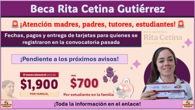 Beca Rita Cetina Gutiérrez: fechas, pagos y entrega de tarjetas para quienes se registraron en la convocatoria pasada