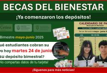 Beca Rita Cetina Gutiérrez y Benito Juárez: El depósito del bimestre mayo-junio de hoy martes 24 de junio lo reciben estos beneficiarios