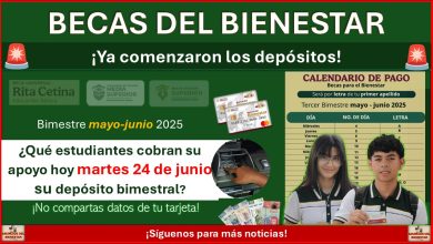 Beca Rita Cetina Gutiérrez y Benito Juárez: El depósito del bimestre mayo-junio de hoy martes 24 de junio lo reciben estos beneficiarios